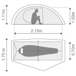 Exped Mira I HL - 1-Personen Zelt -Osprey Verkäufe exped mira i hl 1 personen zelt detail 4