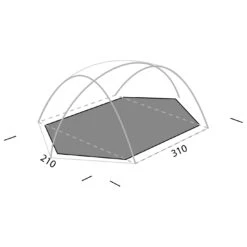 Exped Orion III Footprint - Zeltunterlage