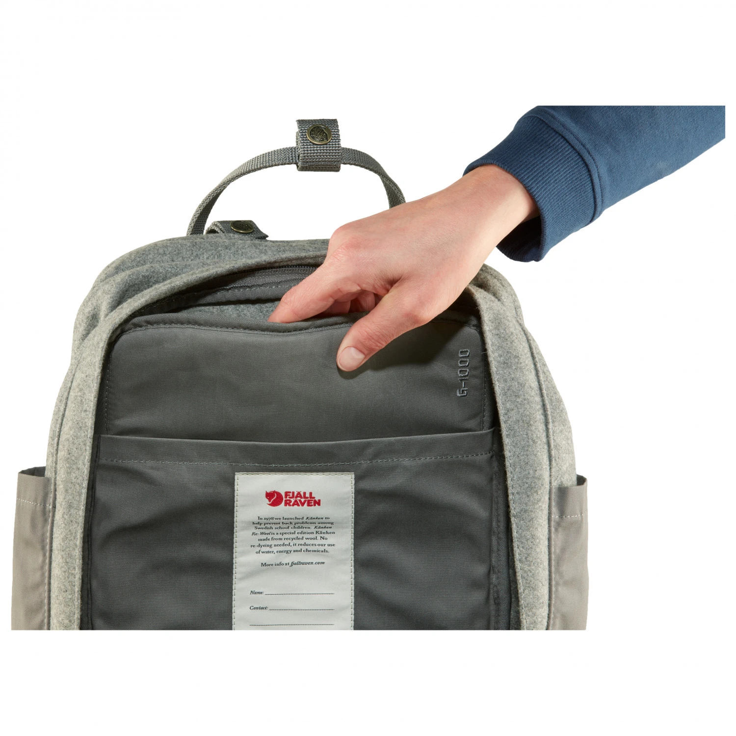 FJÄLLRÄVEN Kånken Re-Wool Laptop 15'' - Daypack 10 FJÄLLRÄVEN Kånken Re-Wool Laptop 15'' - Daypack – Bild 10