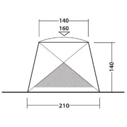 Outwell Beach Shelter Compton - Strandmuschel -Osprey Verkäufe outwell beach shelter compton strandmuschel detail 3