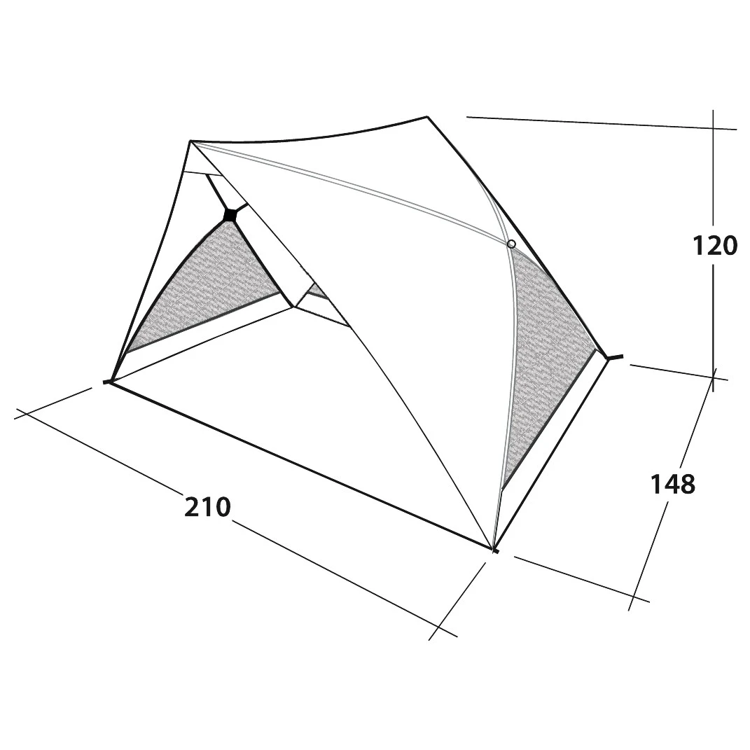 Outwell Beach Shelter Formby - Strandmuschel 2 Outwell Beach Shelter Formby - Strandmuschel – Bild 2