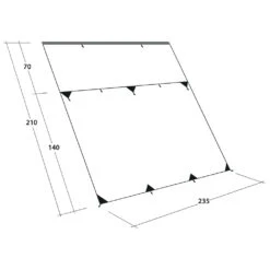 Outwell Hillcrest Tarp - Tarp 12 Outwell Hillcrest Tarp - Tarp -Osprey Verkäufe outwell hillcrest tarp tarp detail 6
