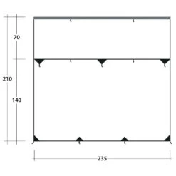 Outwell Hillcrest Tarp - Tarp 13 Outwell Hillcrest Tarp - Tarp -Osprey Verkäufe outwell hillcrest tarp tarp detail 7