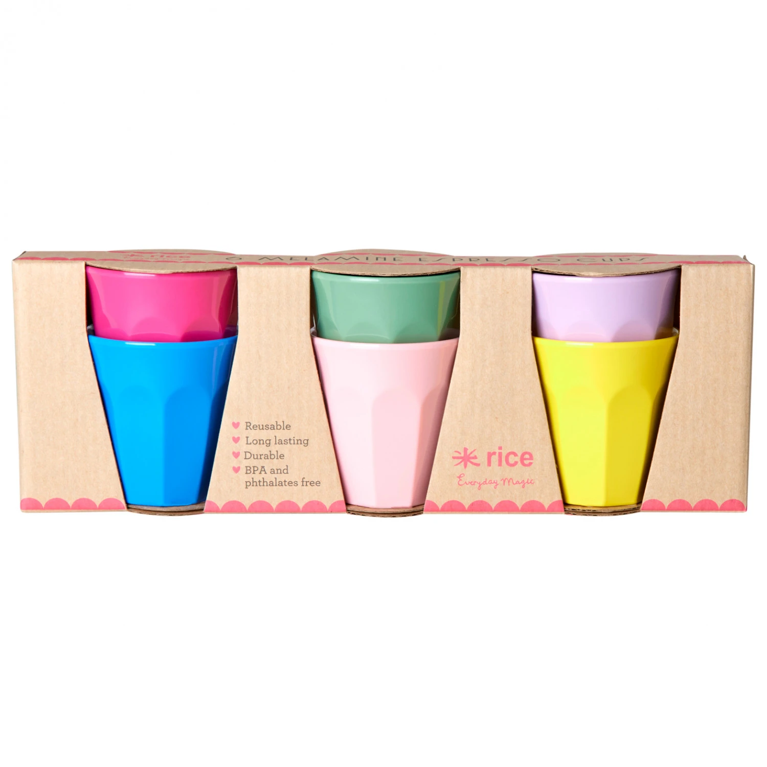 Rice Melamine Espresso Cups Giftbox - Becher 1 Rice Melamine Espresso Cups Giftbox - Becher