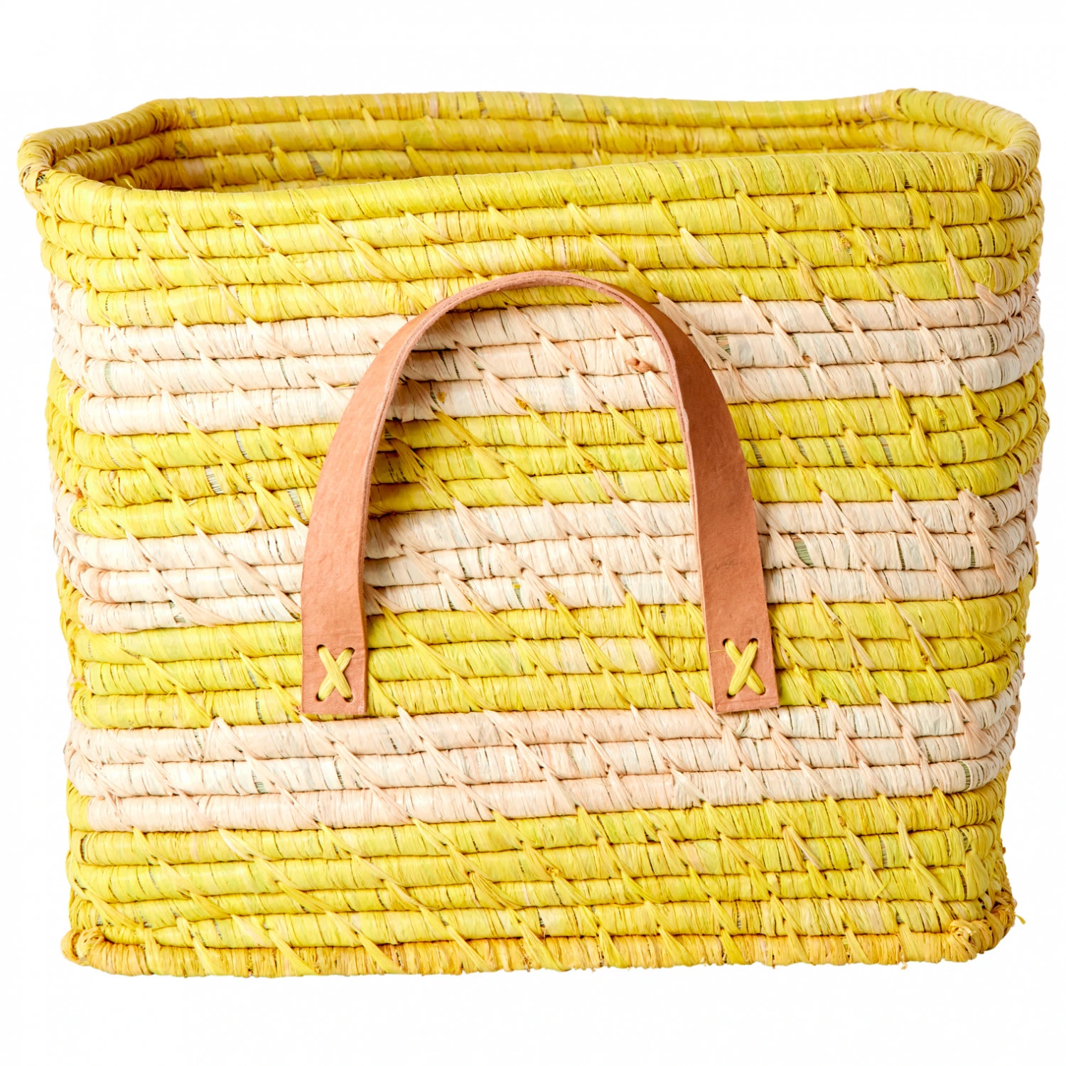 Rice Raffia Square Basket - Tasche 2 Rice Raffia Square Basket - Tasche – Bild 2