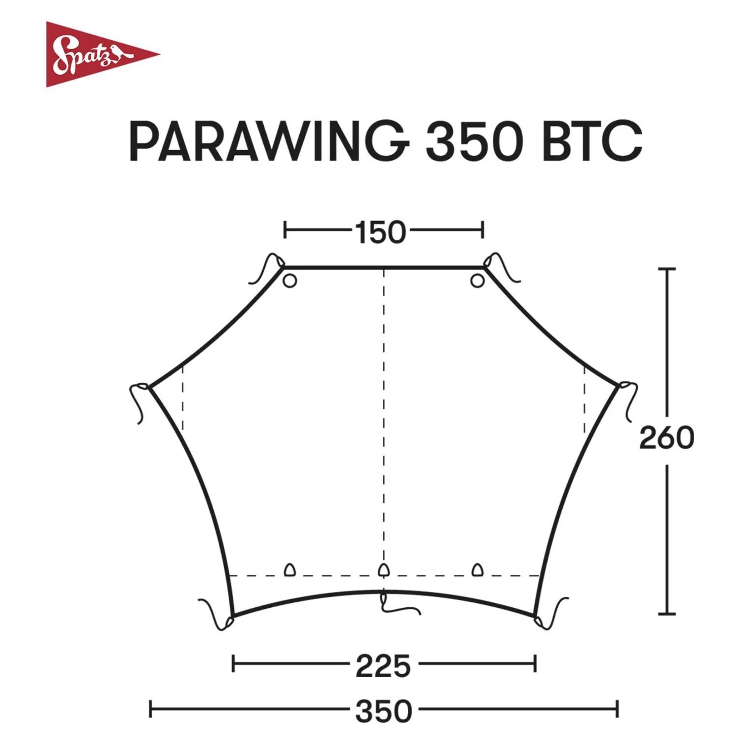 Spatz Parawing 350 BTC - Tarp 2 Spatz Parawing 350 BTC - Tarp – Bild 2