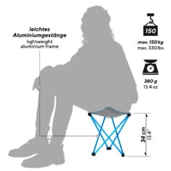 Uquip Trinity L Grey - Campingstuhl -Osprey Verkäufe uquip trinity l grey campingstuhl detail 3